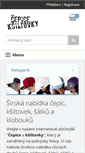 Mobile Screenshot of cepice-ksiltovky.cz